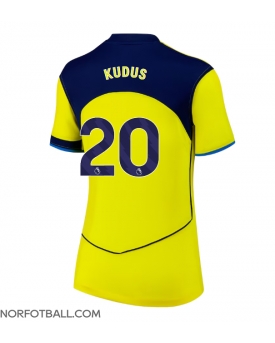 Billige Fotballdrakt Tottenham Hotspur Mohammed Kudus #20 Replika Tredjedrakt Dame 2025-26 Kortermet Billige Fotballdrakt Tottenham Hotspur Mohammed Kudus #20 Replika Tredjedrakt Dame 2025-26 Kortermet